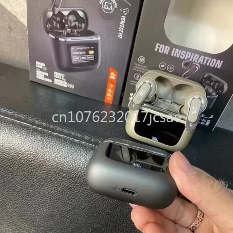 سماعات الأذن اللاسلكية الحقيقية الأصلية JBL Tour PRO 2 بلوتوث ستيريو سماعات أذن سماعات رأس رياضية مع شاشة LCD ذكية إصدار HK - 5