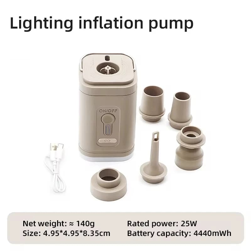 TARKA Camping Portable Electric Air Pump  Wireless Air Compressor Inflator Deflator Pumps Air Cushions Beds Boat Swimming Ring - 3