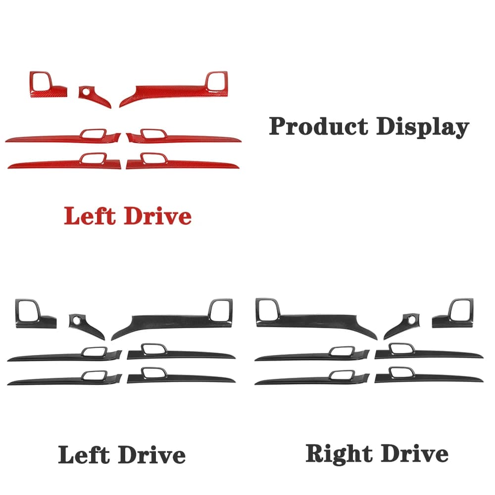Car Center Console Panel Interior Handle Decoration Cover Trim for Jeep Grand Cherokee 2011-2016 2017 2018 2019 2020 Accessories - 2