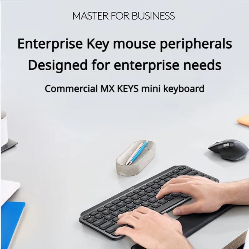 Logitech MX Master Series MX Keys Mini Wireless Bluetooth Backlit Keyboard 79Keys Type-C for Mac iPad - 2