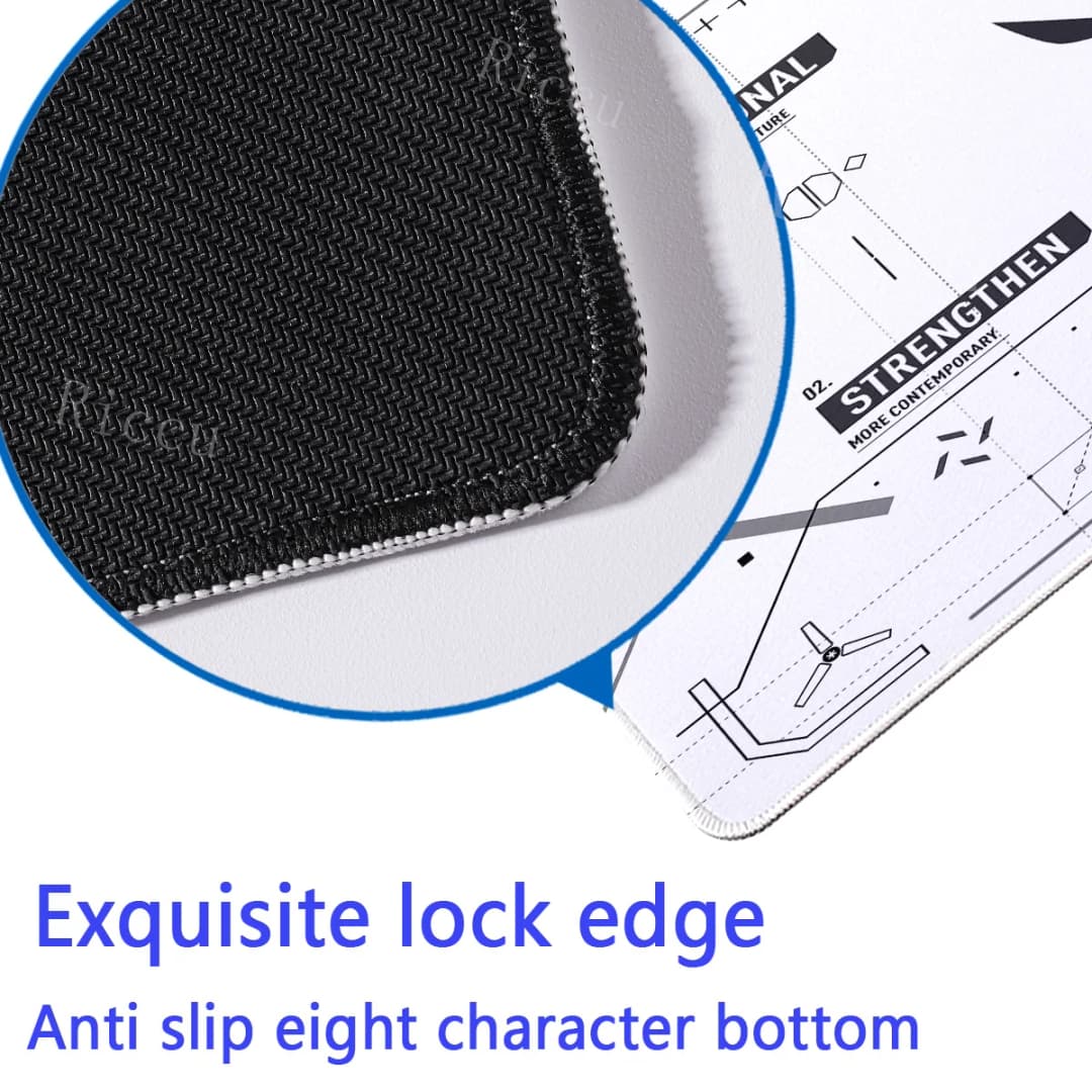 R-ROG Large Gaming Mouse Pad A-ASUS PC Computer Gamer XXL Nonslip Keyboard Mousepad HD Printing Office overlock esports Desk Mat - 6