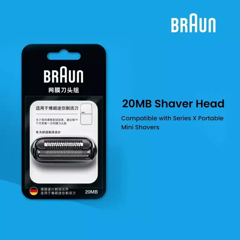 رأس استبدال لشفرة ماكينة الحلاقة الصغيرة Braun 20MB لماكينات الحلاقة الكهربائية Braun Xmini 10M/ 20MB M1011Y/M/M1011K - 3