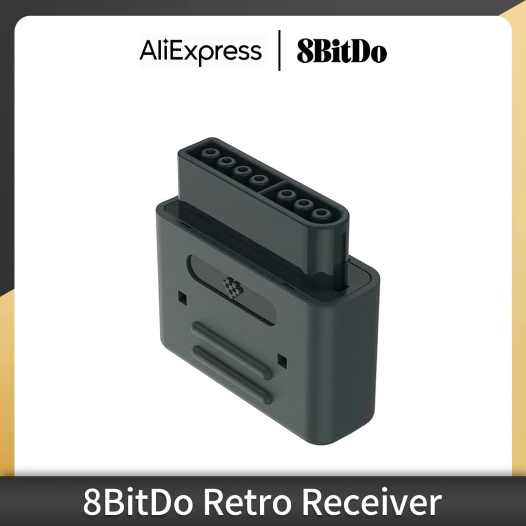 مستقبل بلوتوث ريترو 8Bitdo دونجل لاسلكي لـ SNES SFC متوافق مع أجهزة تحكم ألعاب بلوتوث PS3 PS4 Wii U Xbox