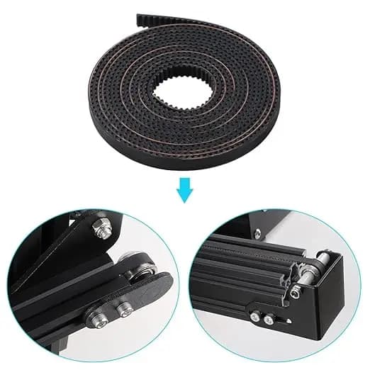 Creality Official Open Timging Belt,3D Printer 1.8M Synchronous Belt Kit for K1, K1 Max, K1C, Ender 3 V3 - 5