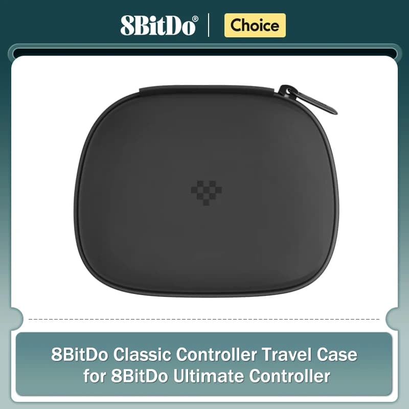 8BitDo حقيبة سفر لوحدة تحكم كلاسيكية لجهاز 8BitDo Ultimate Bluetooth / 2.4G حقيبة تخزين حماية (الحقيبة فقط)