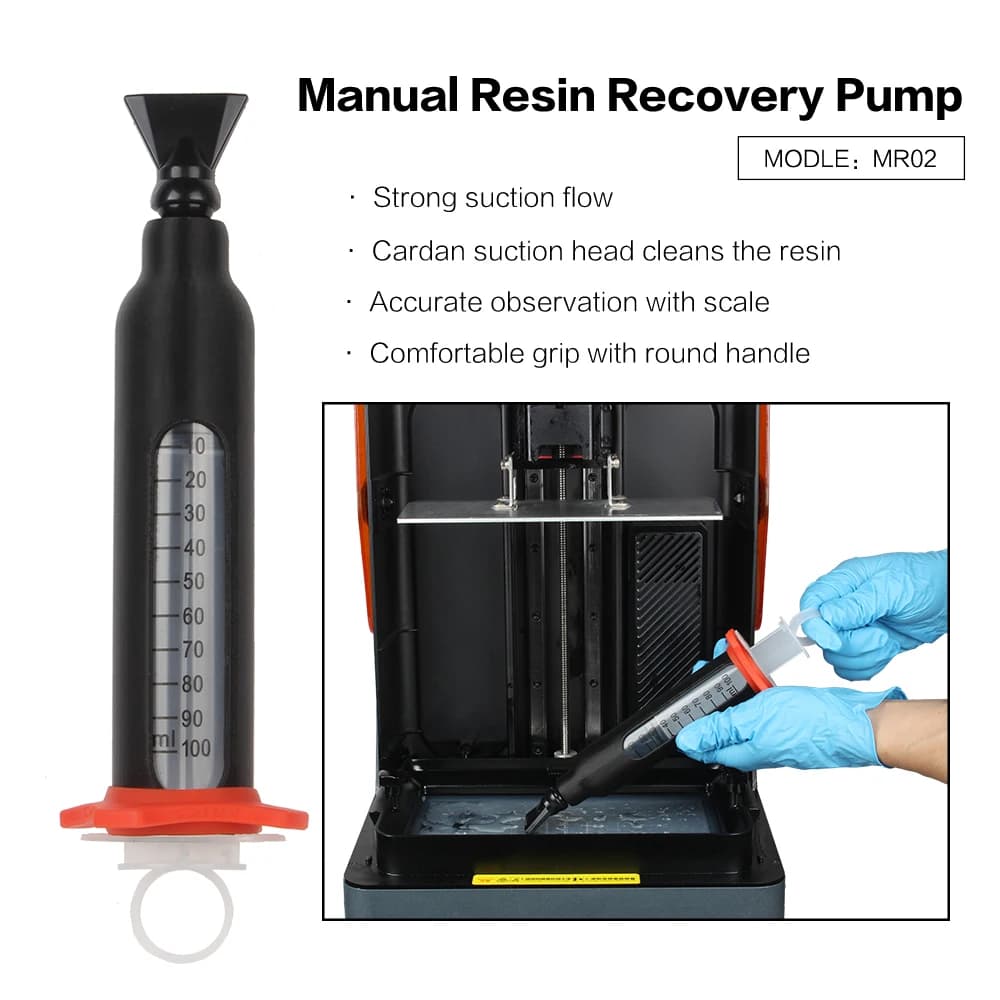 MR02 3D Prpnter Recycling Tool Electric Resin Filter Photosensitive ResinFilter to ANYCUBIC ELEGOO CREALITY UV Resin SLA DLP LCD - 2