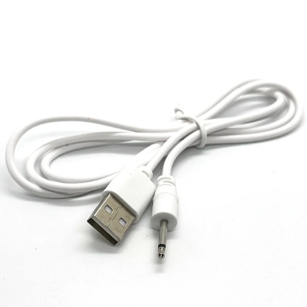 USB Power Charging Cord 2.5mm Replacement USB DC Charger Adapter for Rechargeable Massagers Fast Charging Cable - 6
