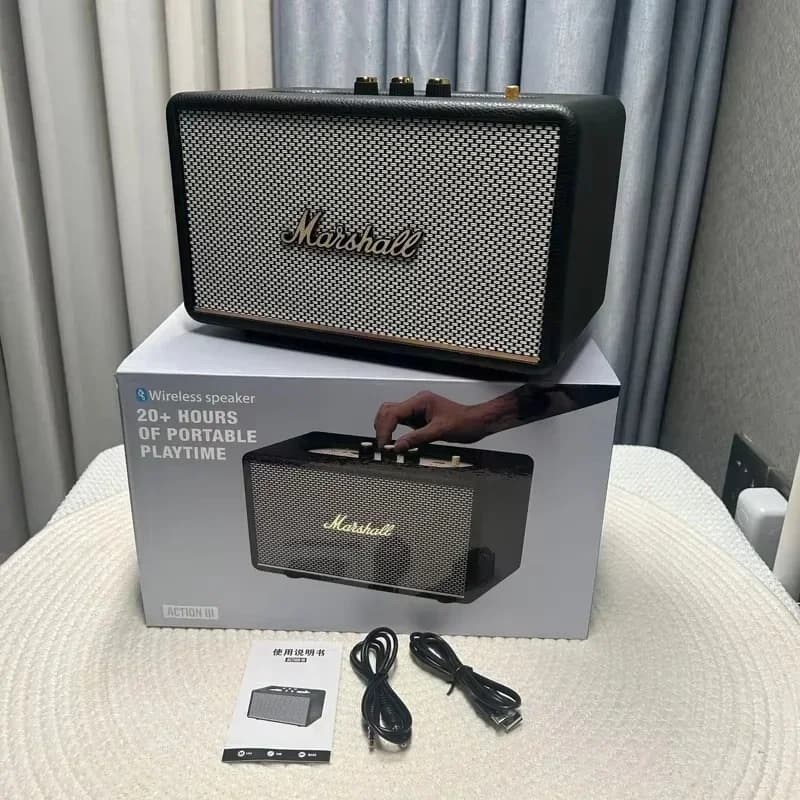 Marshall ACTON3 Portable Bluetooth Speaker Deep Bass Powerful Sound Stereo Wireless Speaker IPX4 Waterproof for Party Outdor - 2