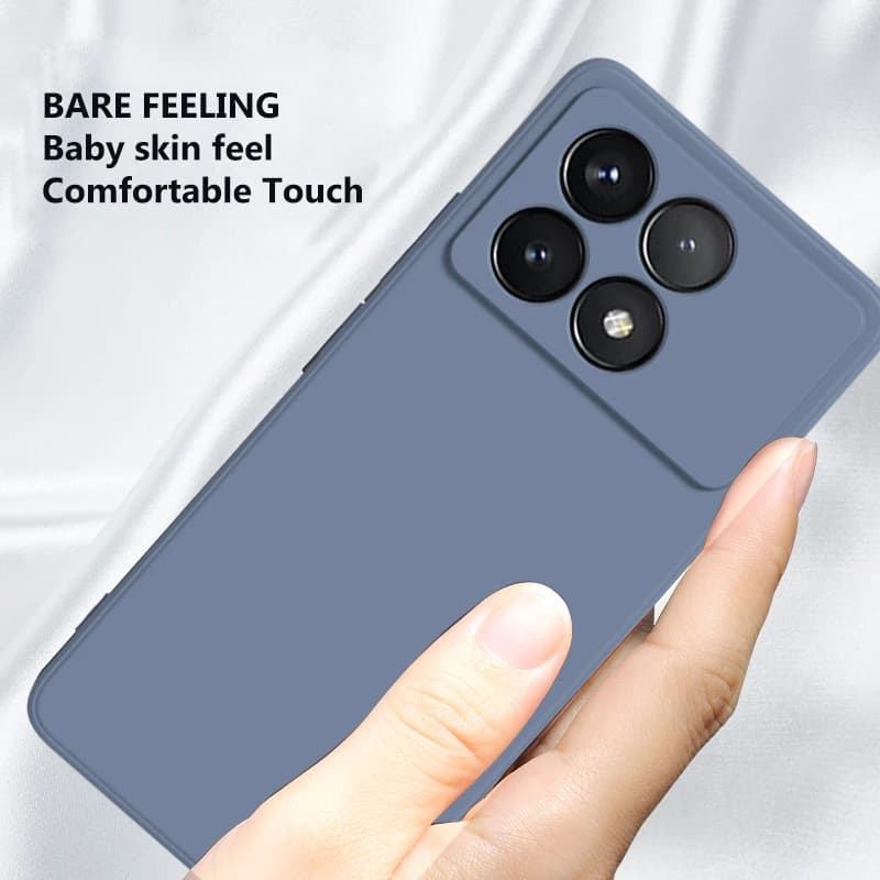 غطاء Poco X6 Pro سيليكون سائل مقاوم للصدمات أغطية هواتف لجهاز Xiaomi Poco X6 Pro Poco X 6 Prо X6Pro Pocox6 Pro 5G غطاء TPU ناعم - 4