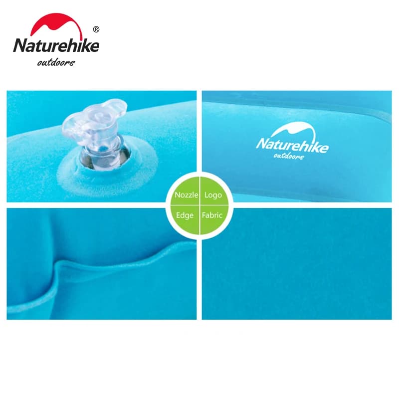 Naturehike Square Inflatable Pillow Outdoor Camping Hiking Ultralight Travel Portable Airplane Folding Pillows Soft Comfortable - 6