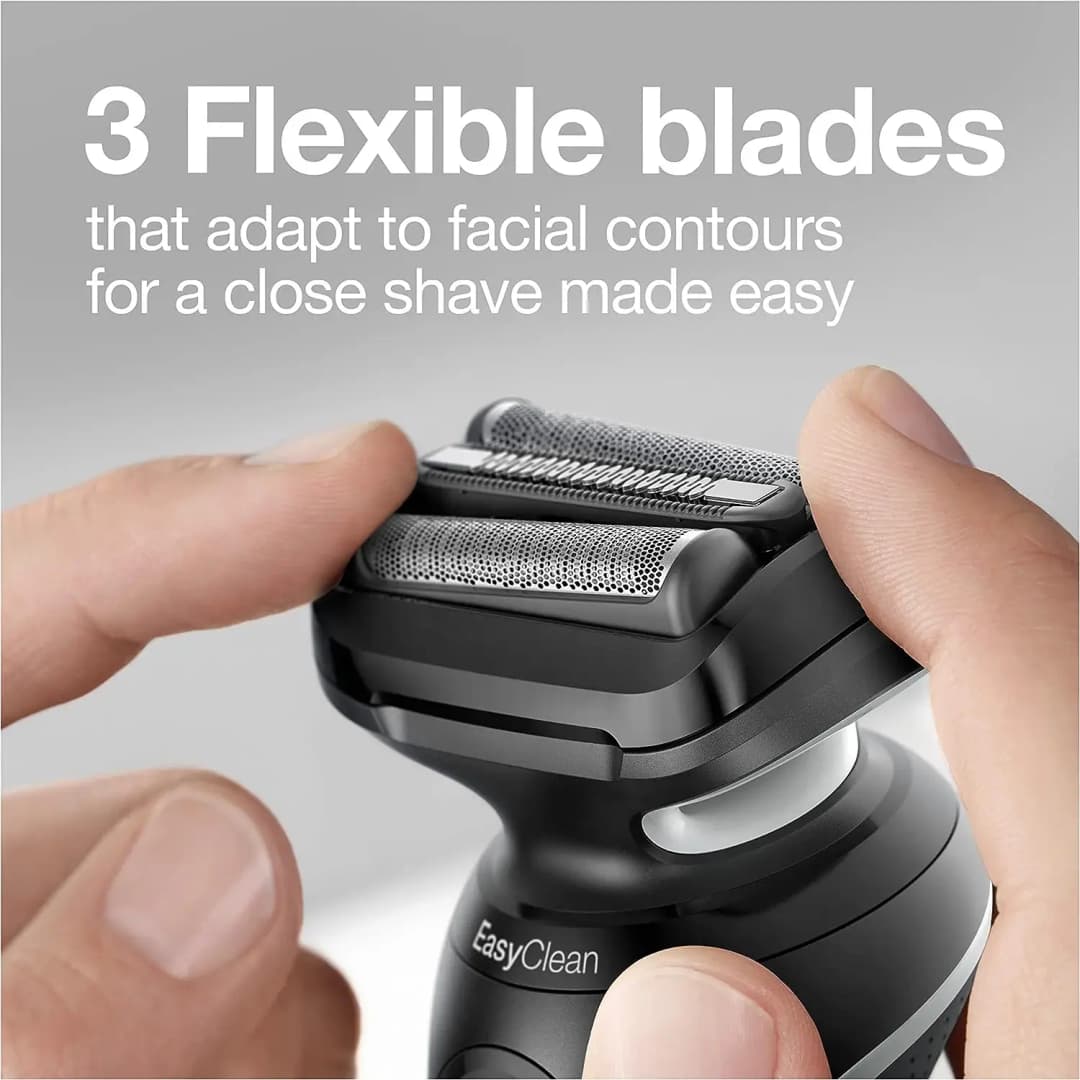 Braun Electric Shaver Series S5 Razor Rechargeable Wet Dry Dual Use Floating Heads Shaving Machine Face Hair Removal Beard Cutti - 2