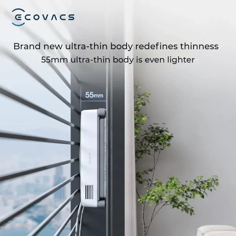 Original ECOVACS smart Robot for washing windows WINBOT AIR MINI Window Cleaning Robot 8000Pa Glass Vacuum Cleaner - 4
