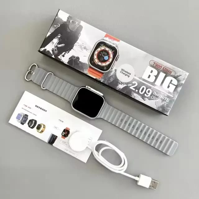 ساعة T900 Ultra الذكية بالجملة للرجال 49 ملم سلسلة 9 شاشة AMOLED بوصلة NFC مقاومة للماء لساعة Apple Watch IWO Ultra 9 - 4