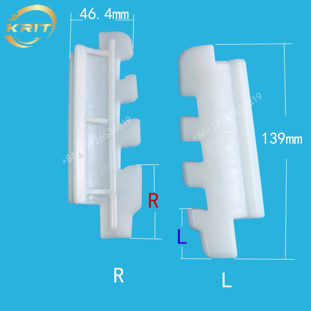 قطعتين 139 × 46.4 ملم شفرة كاشطة لماكينة الآيس كريم الصلب متوافقة مع VEVOR YKF116 KEKU