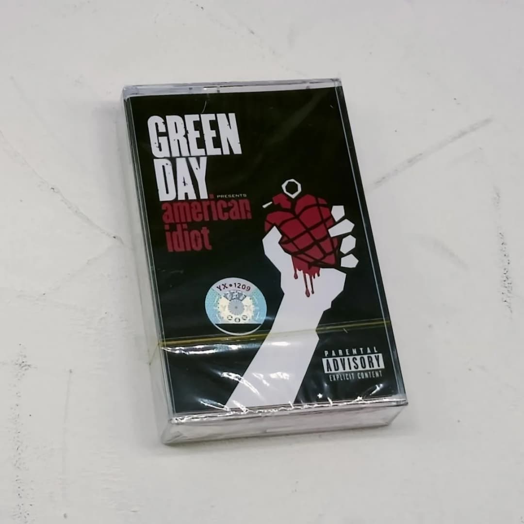 شريط موسيقى بانك روك Green Day Billie Joe، ألبوم Idiot، تسجيل موسيقى، أشرطة كاسيت، أزياء تنكرية، مشغل سيارة، مسجل، صندوق موسيقى تصويرية - 2