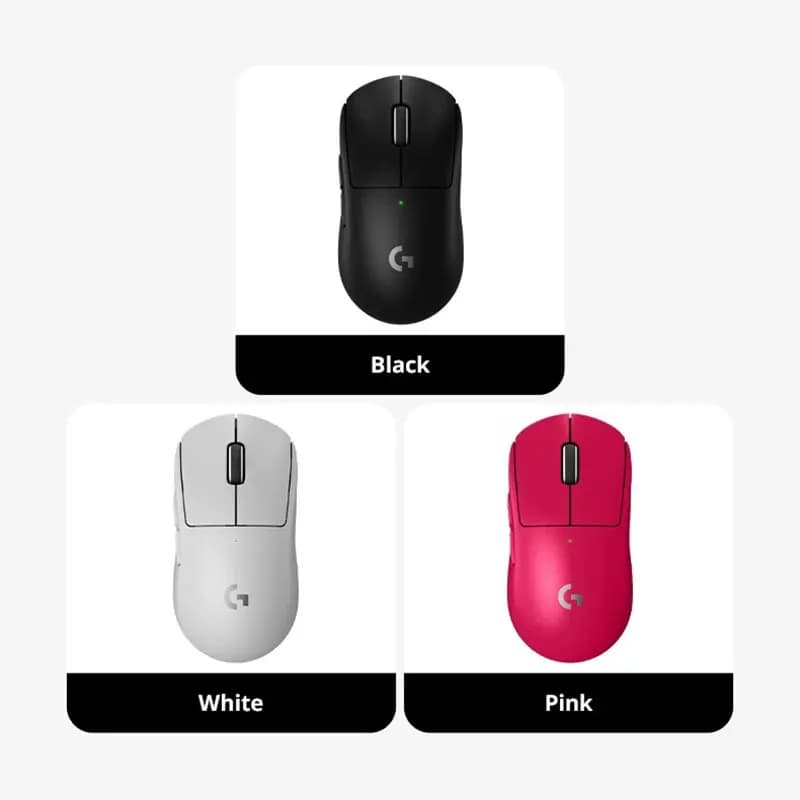 ماوس الألعاب Logitech PRO X SUPERLIGHT/G304/M220 بألوان عصرية ومظهر أنيق وتصميم مقاوم للانزلاق ومريح للاستخدام - 2