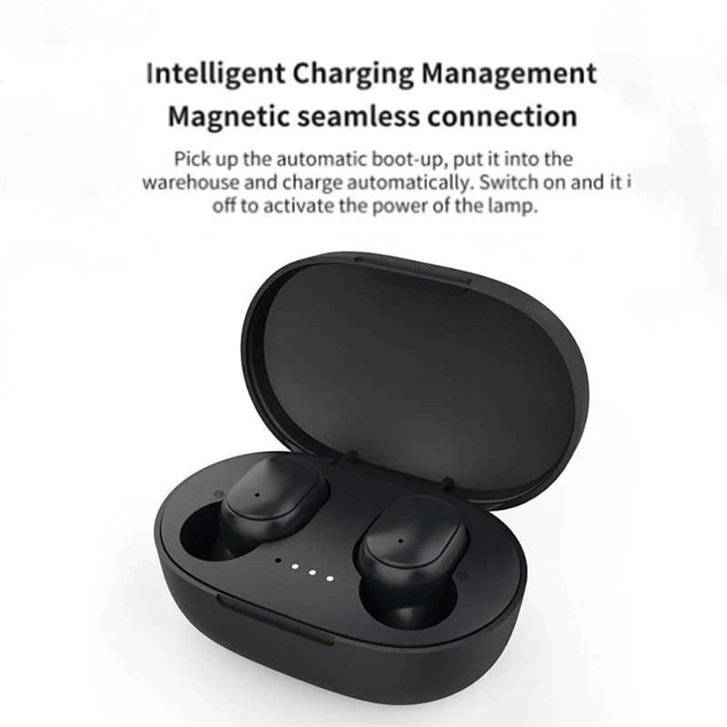 سماعات رأس لاسلكية TWS A6S، بلوتوث 5.1، تحكم باللمس، مع ميكروفون، مناسبة للرياضة وركوب الدراجات، جودة عالية - 2