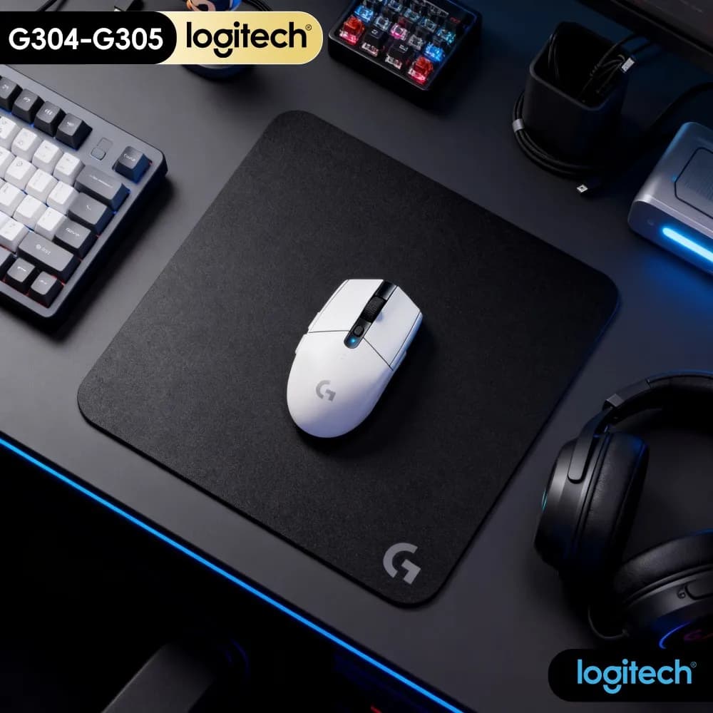 Logitech G305 ماوس العاب لاسلكي LIGHTSPEED، بدون تأخير 1ms، 12000 DPI HERO، 6 أزرار مخصصة، بطارية 250 ساعة متوافق مع PC و Mac