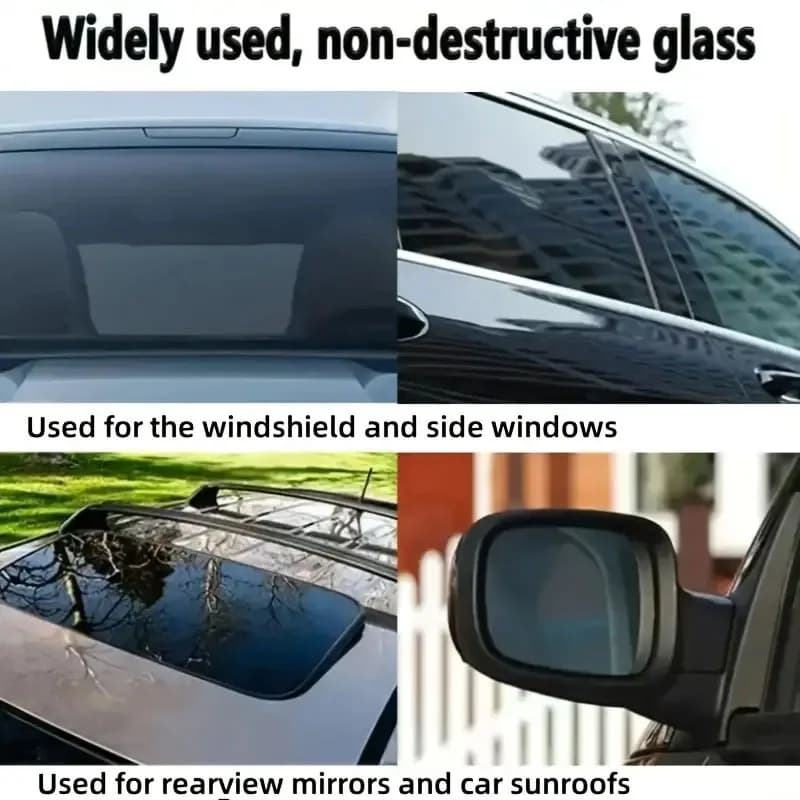 Glass Polishing Compound,Car Windshield Oil Film Remover Deep  Polishing Car Window And Mirror Repair Kit Car Scratch Compound - 3