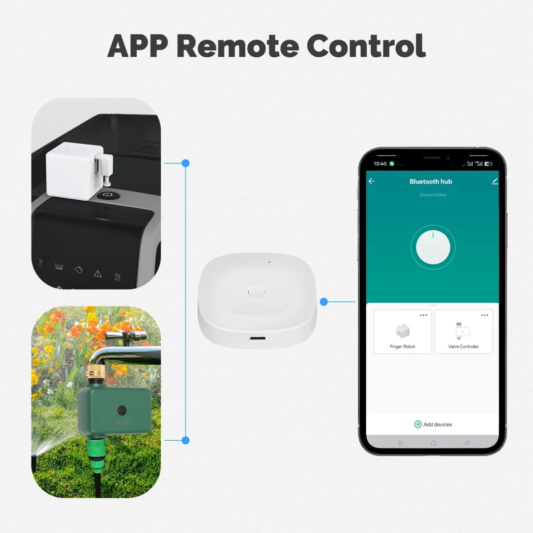 مركز بوابة MOES Tuya الذكي ZigBee Bluetooth متعدد الأوضاع طاقة Type-C أتمتة منزلية لاسلكية يعمل مع Alexa وGoogle Home - 2