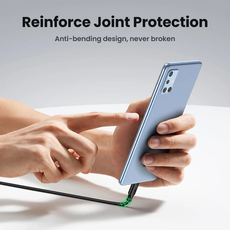 كابل UGREEN، PD 100 واط، من USB C إلى USB C، للشحن السريع، 5 أمبير، 100 واط، لهواتف iPhone 17 و16 وMacBook وiPad - 6