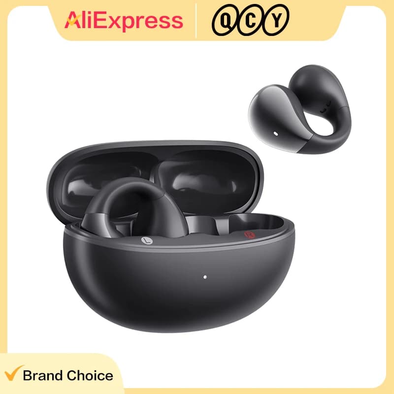 سماعات أذن لاسلكية مفتوحة QCY Crossky C30 بلوتوث 5.4 صوت مكاني ثبات مريح OWS 4 ميكروفونات ENC اتصال متعدد النقاط