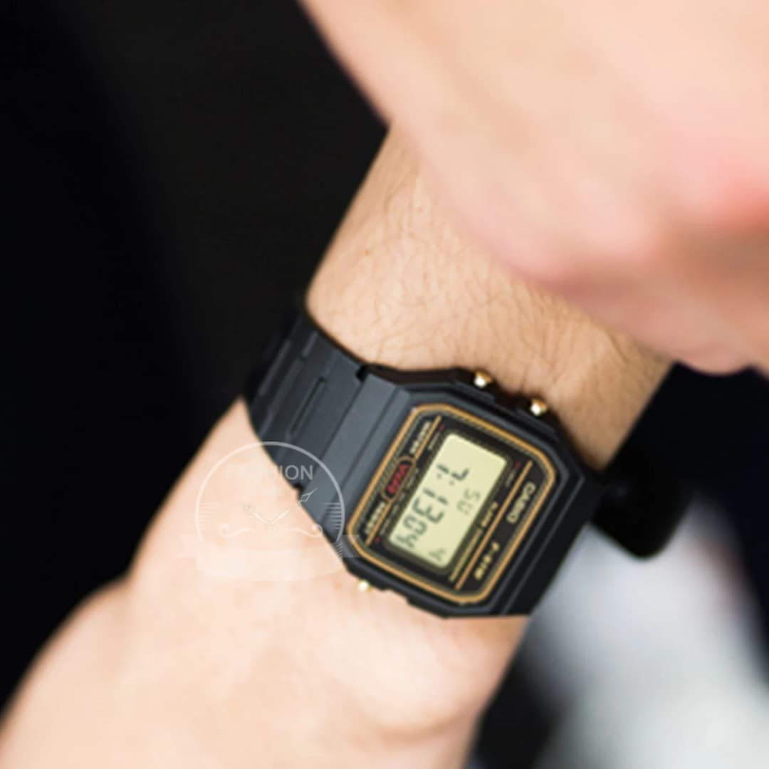 Casio Versatile Small Square Watch Retro Comfortable Design Classic Style for Casual Wear F-91WG-9 - 6