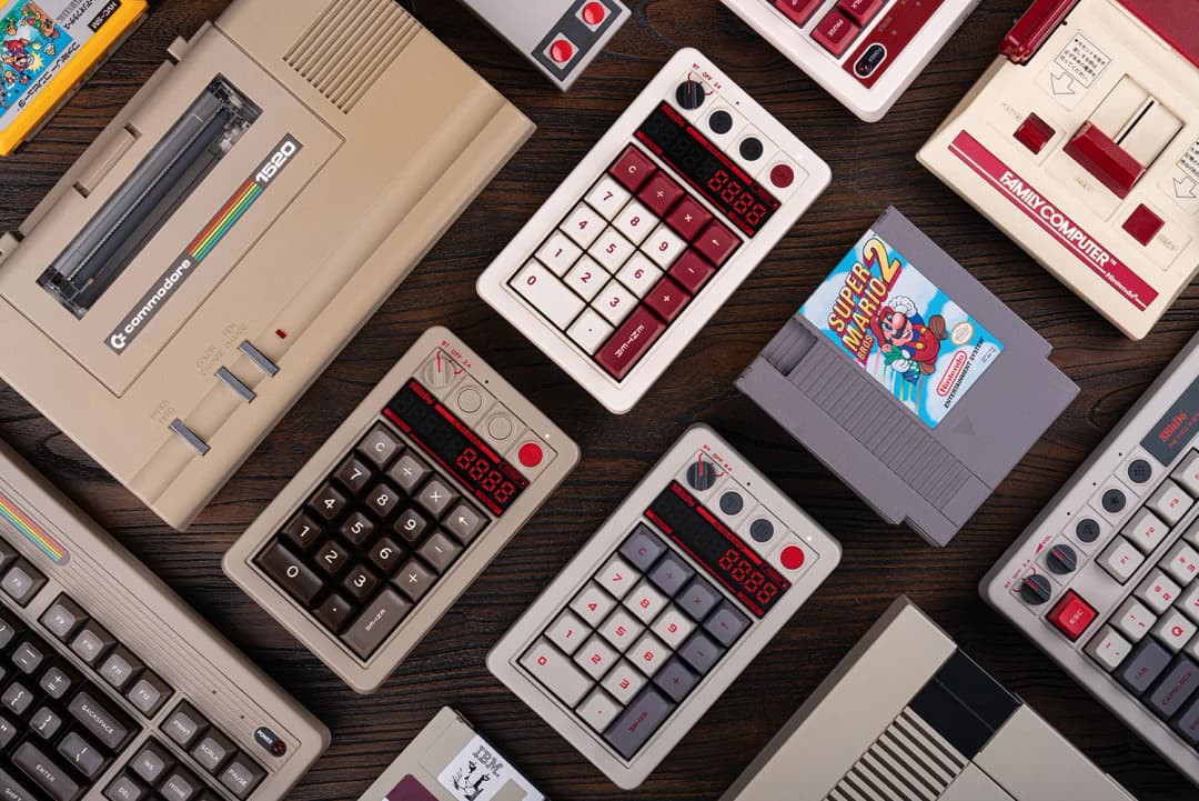 8BitDo لوحة أرقام ميكانيكية Retro 18، تدعم وضع الآلة الحاسبة، لوحة أرقام بلوتوث/2.4G/سلكية لWindows وأندرويد - 6