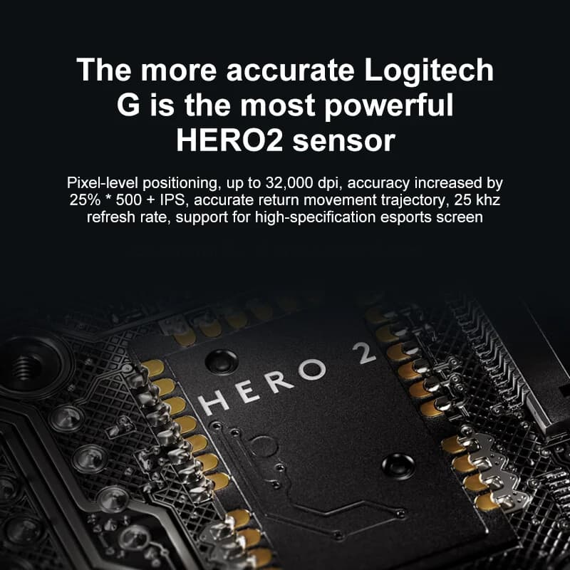 Logitech PRO X  SUPERLIGHT 2 GPW3 Wireless Mouse Gaming Mouse Gpw Second Generation Upgrade Hero2 Sensor - 5