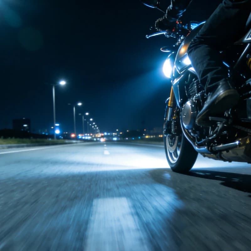 مصابيح فيليبس ألتنون موتو رالي HS1 LED، إضاءة أمامية للدراجات النارية، 6500K، إضاءة بيضاء ساطعة، شعاع عالي ومنخفض، 11636UMRX1 (قطعة واحدة) - 5
