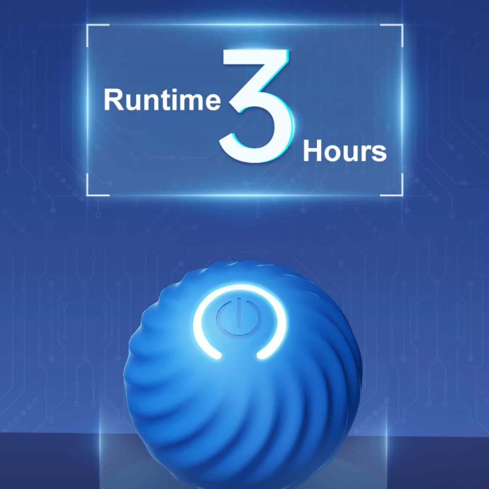 Smart Dog Toys Intelligent Gravity Jump Ball Rechargeable Bite-Resistant Rolling Ball Cat And Dog Chase Interactive Pet Toys - 5