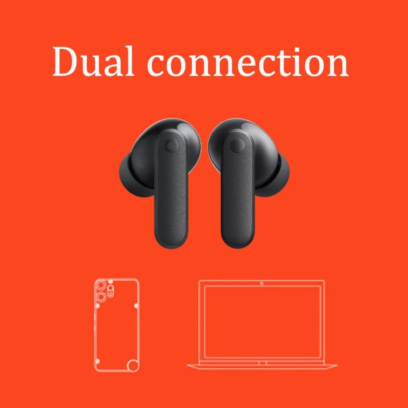 سماعات CMF by Nothing Buds 2A إصدار عالمي، مشغل 12.4 ملم، إلغاء ضوضاء 42dB، 4 ميكروفونات HD، عمر بطارية يصل إلى 31 ساعة تشغيل، IP54، بلوتوث 5.4 - 3
