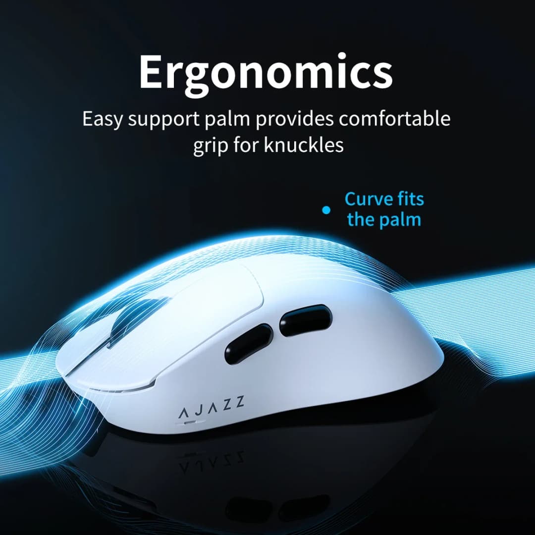 ماوس ألعاب لاسلكي AJAZZ AJ179 V2/MAX 3 نماذج مع قاعدة شحن بجذب مغناطيسي مستشعر PAW3311 12000 DPI لجهاز الكمبيوتر المحمول