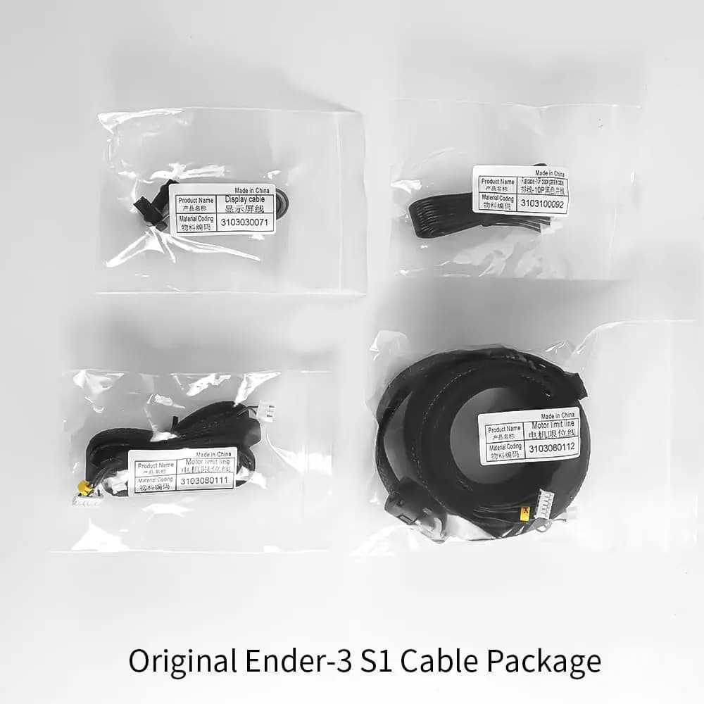 مجموعة كابلات Ender 3 S1 الرسمية من Creality، توصيل كابل الشاشة، كابل مسطح، كابل حد محرك المحور X/Y، كابل طابعة ثلاثية الأبعاد - 6