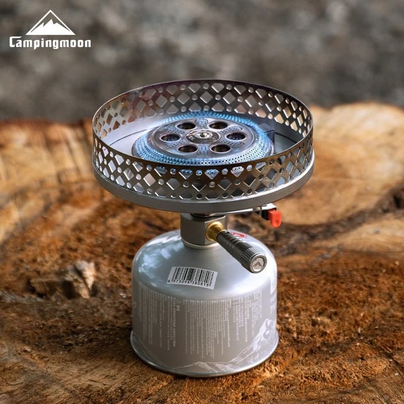 CAMPINGMOON OD-4/PG-4 موقد تخييم محمول من سبائك الألومنيوم يعمل بالبيوتان والبروبان للطبخ في الهواء الطلق - 4