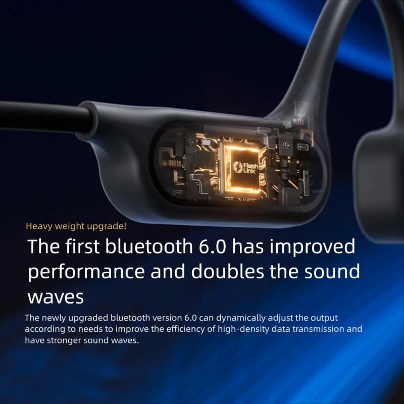 Sanag B33S Bone Conduction Bluetooth Earphones Open Ear IPX8 Swimming Headphones Choice 32GB Memory Wireless Headset MP3 Earbuds - 4