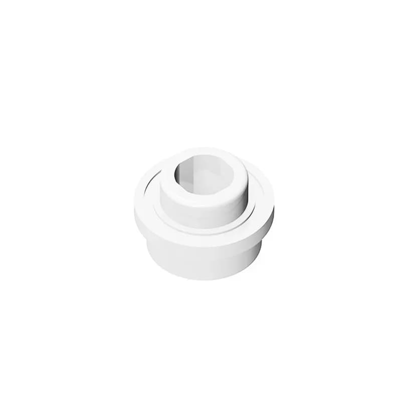 مجموعة بناء كتل ألواح دائرية 1x1 من 10 قطع MOC 85861، طوب تعليمي بفتحات مفتوحة، لعبة أفكار للأطفال في عيد الميلاد - 2