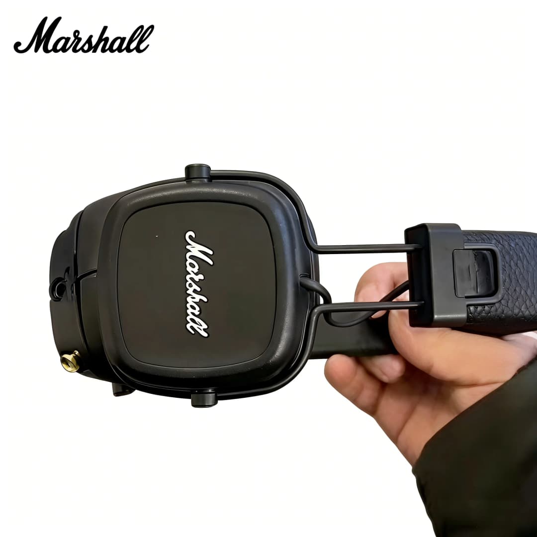 Marshall Major III 3 Wireless/Wired Headphones with Mic Deep Bass Foldable Gaming Bluetooth Headset for Sports & Rock Music - 3