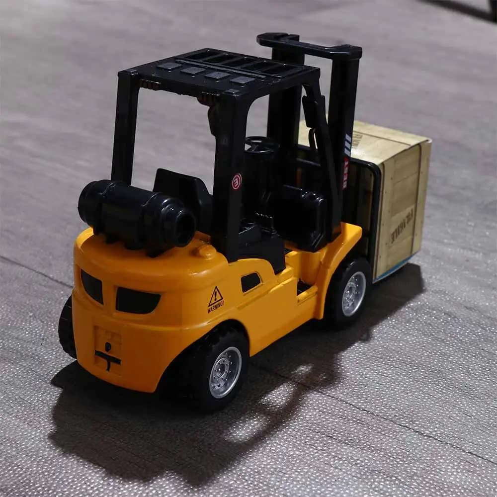 Car Play Toy Vehicle Set Toy Vehicles Vehicle Construction Die-Cast Model Forklift Friction Toy Pallet Interactive Toy - 5