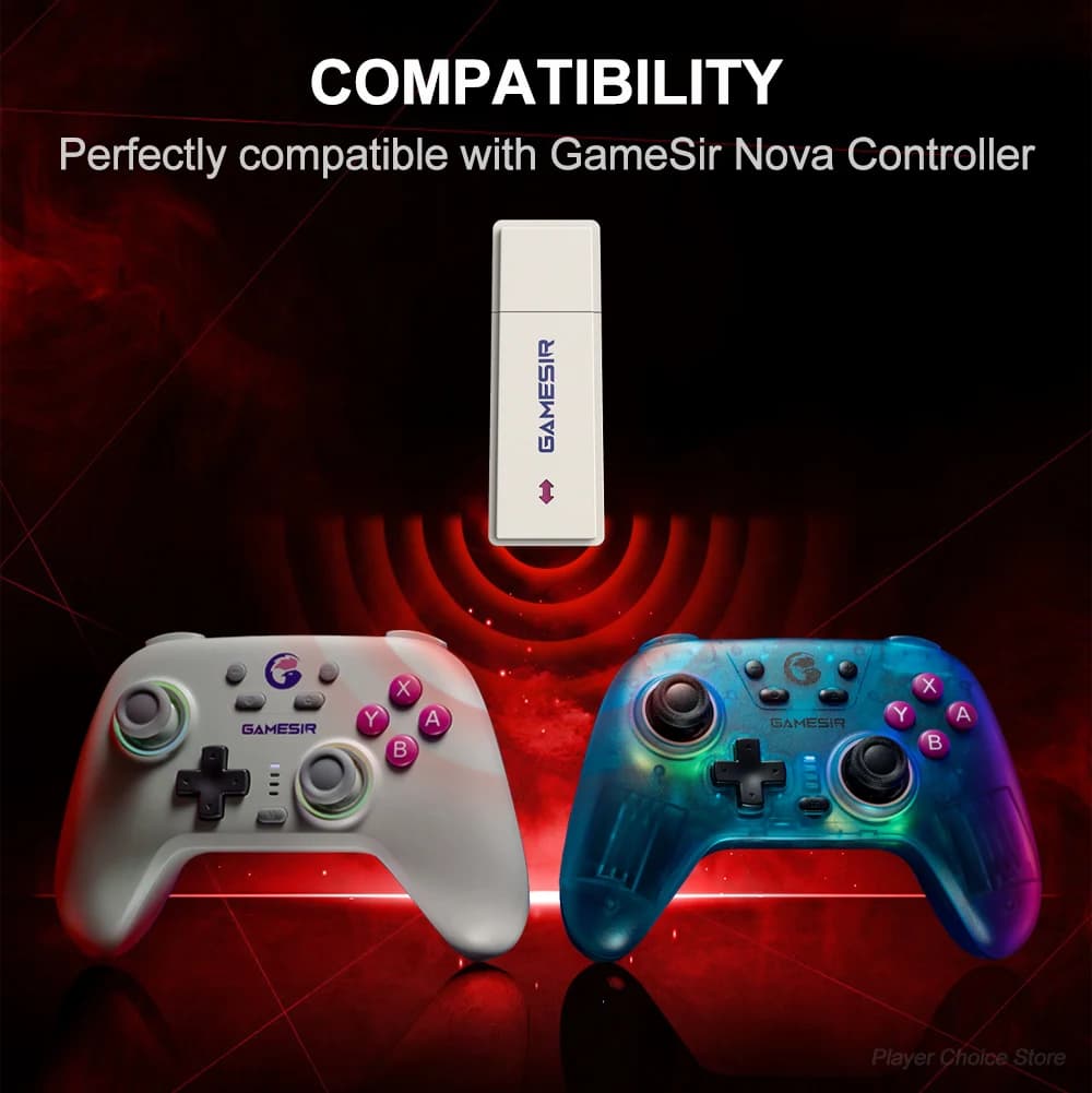 وحدة تحكم GameSir Nova Dongle مع مستقبل 2.4G لمحول وحدة التحكم في الألعاب - 3