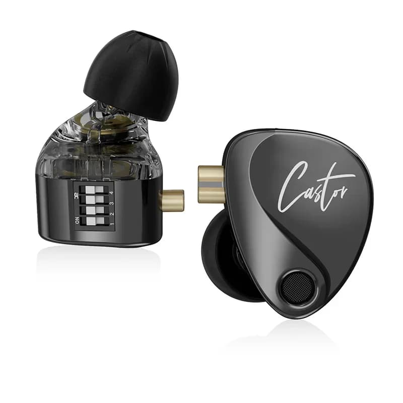سماعة أذن جديدة من KZ Castor داخل الأذن، سماعة أذن HiFi، سماعة أذن ديناميكية عالية الجودة، سماعة أذن متوازنة قابلة للضبط، سماعة رأس مراقبة، سماعات أذن إلغاء الضوضاء - 2