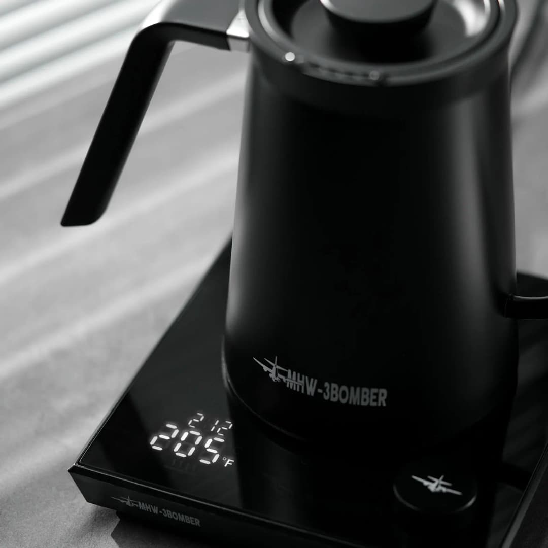 MHW-3BOMBER Smart Electric Coffee Kettle Precise Temperature Control Gooseneck Kettles Pour Over Coffee Home Barista Accessories - 5