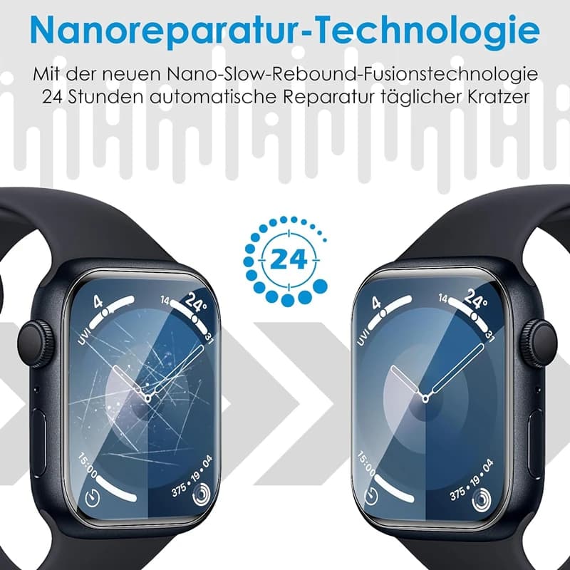 5 قطع فيلم هيدروجيل لساعة أبل 5 6 SE 40MM 44MM 42MM 38MM واقي شاشة ساعة أبل ألترا 49MM 7 8 9 41MM 45MM 10 42/46MM - 3