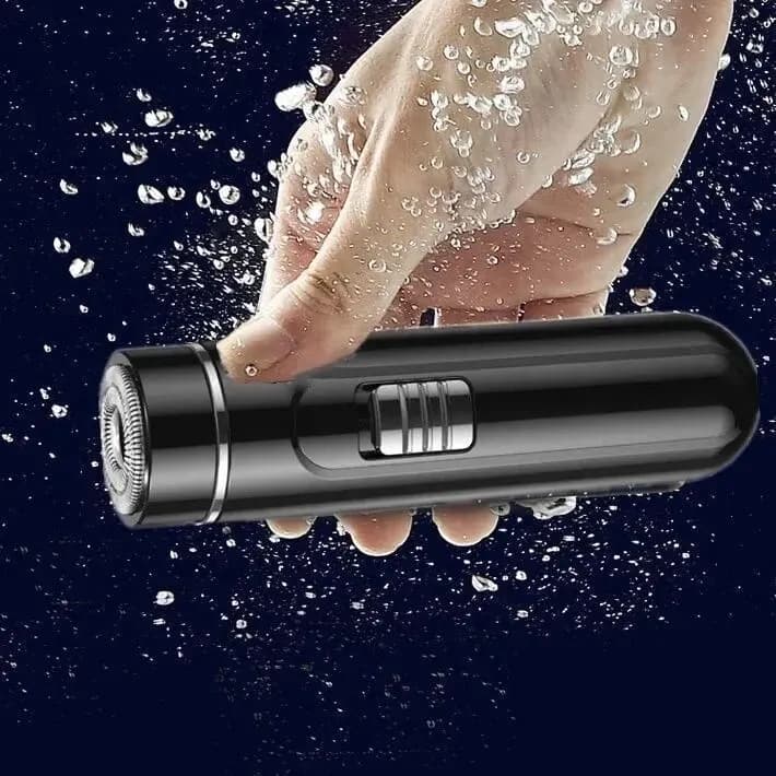 ماكينة حلاقة كهربائية صغيرة ومريحة للرجال - قابلة للشحن عبر USB، للاستخدام الجاف والمبلل، سهلة الاستخدام بزر واحد - مثالية للمنزل والسيارة والسفر! - 2