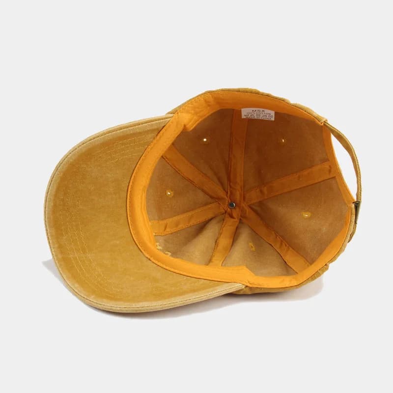 Retro Washed Cotton Baseball Cap For Men Women Fashion Letters Embroidery Snapback Hip Hop Caps Unisex - 4