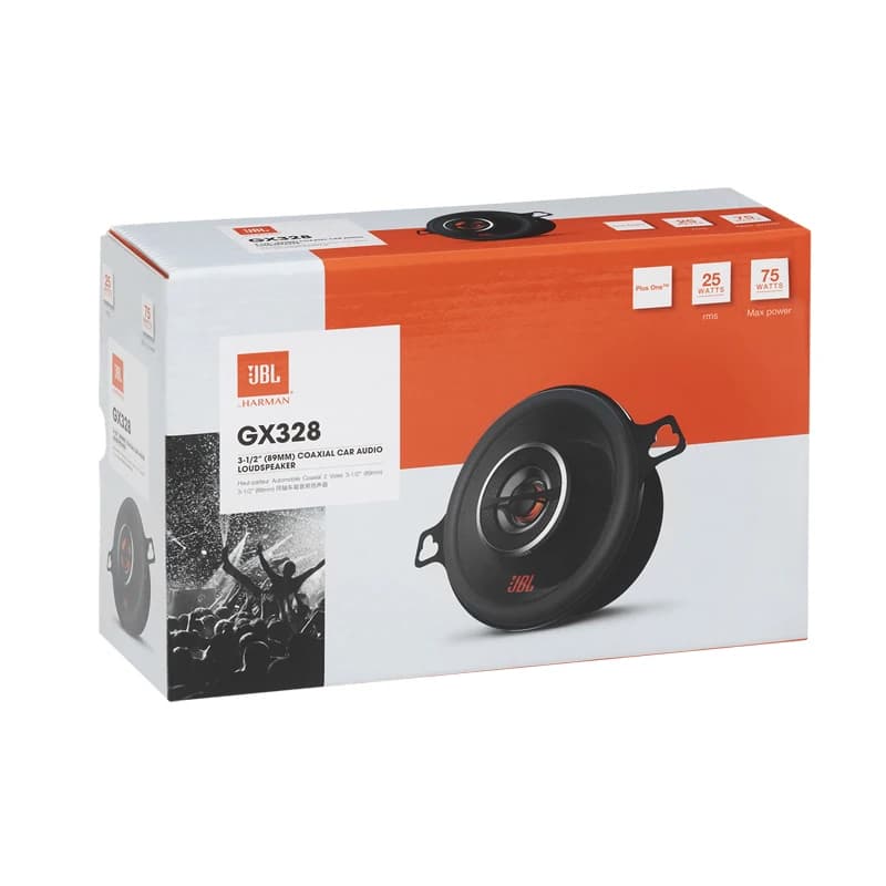 سماعات سيارة JBL مقاس 3.5 بوصة، تويتر محوري، منتصف تريبل، باس ستيريو، نطاق كامل، زوج GX328 - 5