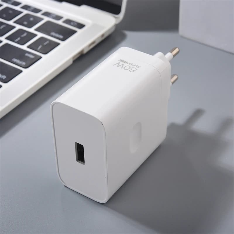 شاحن ريالمي سوبر فووك 80 واط محول شحن سريع EU/US كابل Type C لريال مي 15 14 13 P4 P3 P2 نارزو 80 برو نيو 7 6 Se أوبو - 4