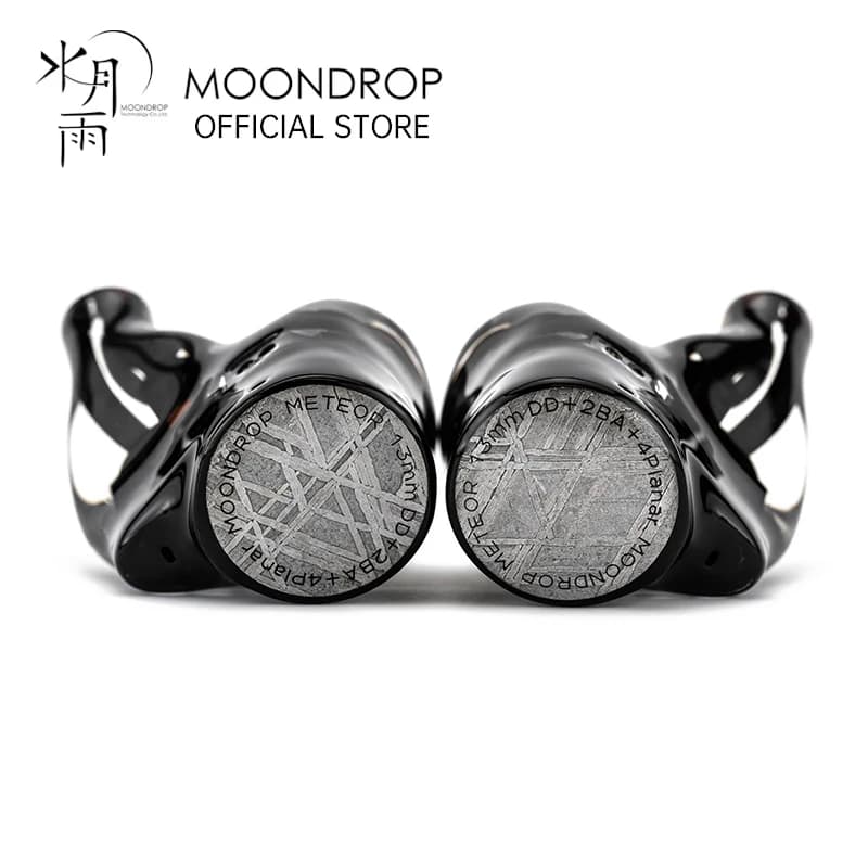 سماعات أذن MOONDROP METEOR، 1DD+2BA+4PLANAR، سلكية، هجينة، متعددة الوحدات، 4.4mm متوازنة، قابس 3.5mm