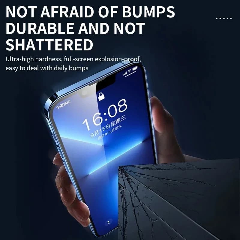 3Pcs Tempered Glass for iPhone 14 13 12 11 15 Pro Max Mini Screen Protector for iPhone 17 XR XS MAX 7 8 Plus 16 Protective Glass - 3