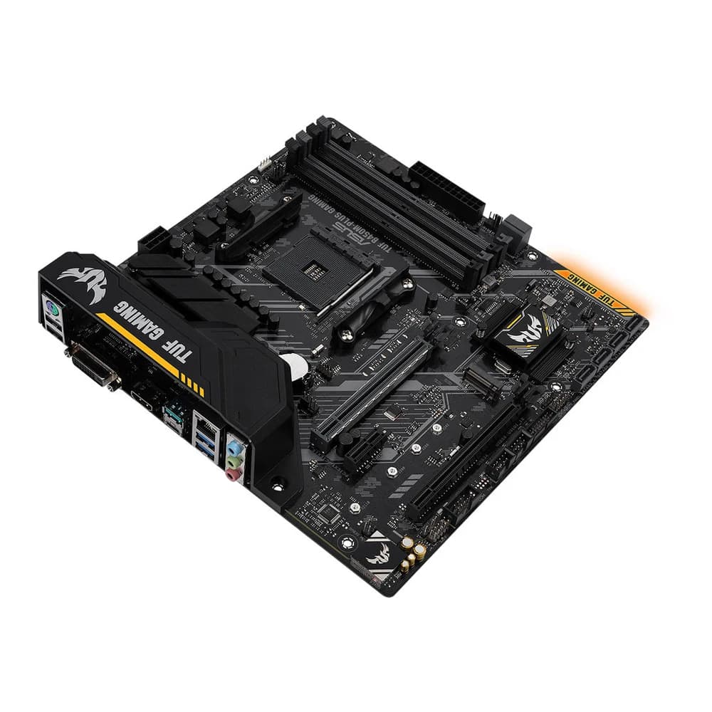 لوحة أم ASUS TUF B450M-PLUS GAMING AMD B450 AM4 تدعم R5 5600X 5600 3600 R7 5800X3D R9 5900X وحدة المعالجة المركزية SATA 6Gb/s HDMI M.2 mATX - 3